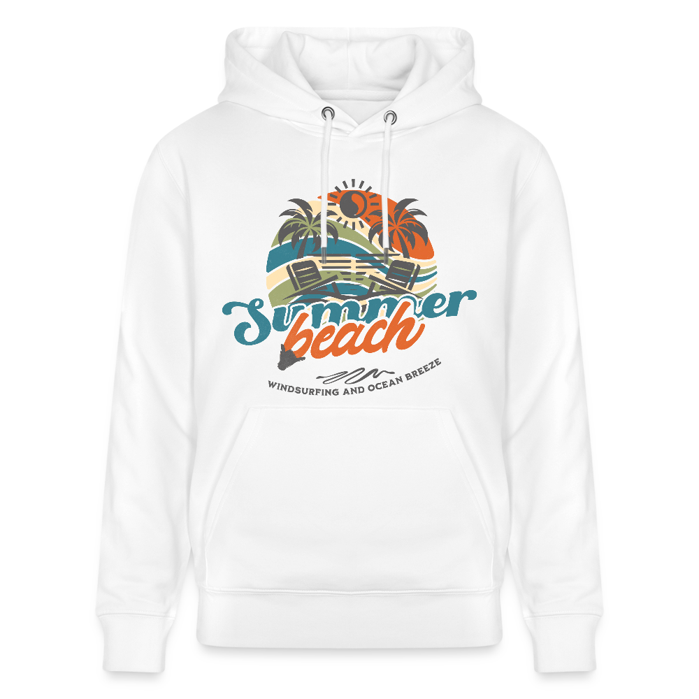 Unisex Bio-Hoodie CRUISER -summer beach- - Weiß