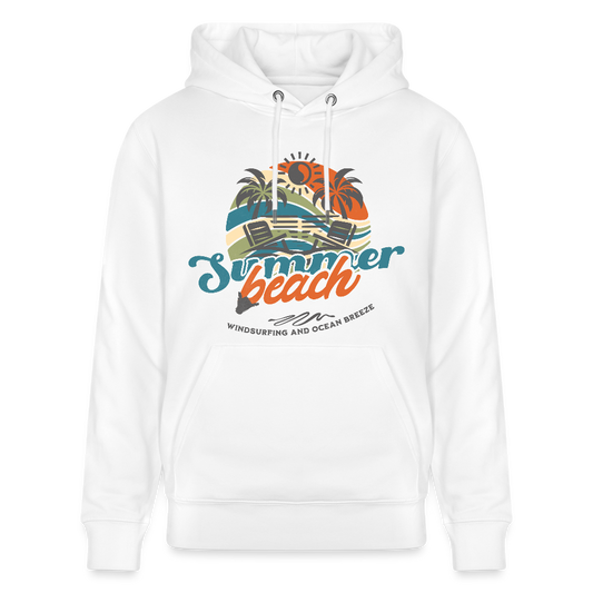 Unisex Bio-Hoodie CRUISER -summer beach- - Weiß