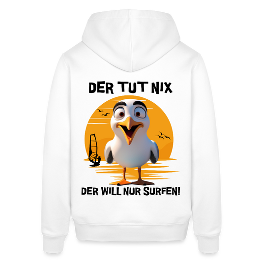 Unisex Bio-Hoodie -der tut nix- - Weiß