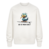 Unisex Oversize Bio Pullover -Wo ist mein Segel?- - OFF WHITE