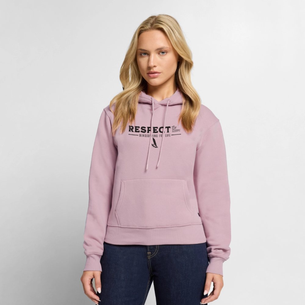Frauen Premium Hoodie -respect- - Altrosa