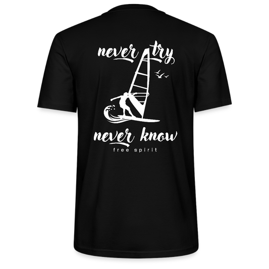 Unisex T-Shirt CRAFTER -never know- - Schwarz