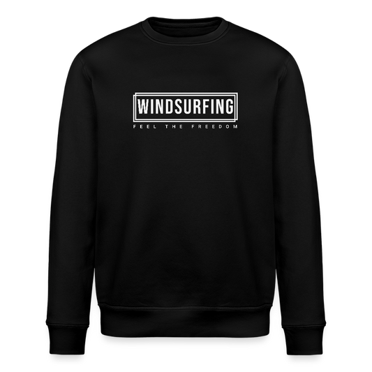 Unisex Bio-Sweatshirt ROLLER -feel the freedom I- - Schwarz