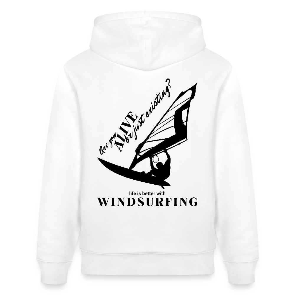 Windsurfer Hoodie CRUISER -are you alive- - Weiß