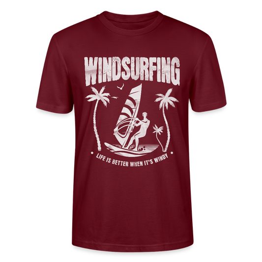 Unisex T-Shirt CRAFTER -better life- - Burgunderrot