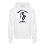 Unisex Relaxed Fit Bio-Hoodie -windsurfing girl power- - Weiß