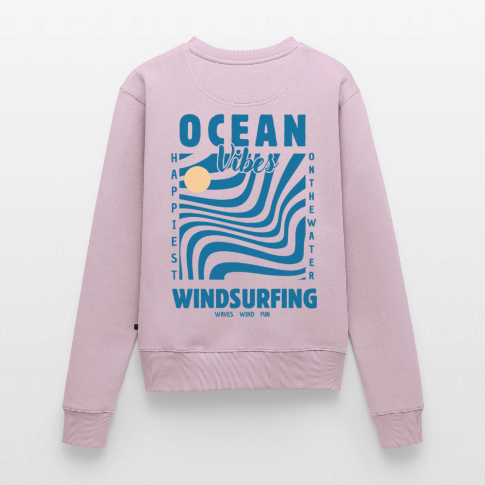 Frauen Premium Pullover -happiest- - Altrosa