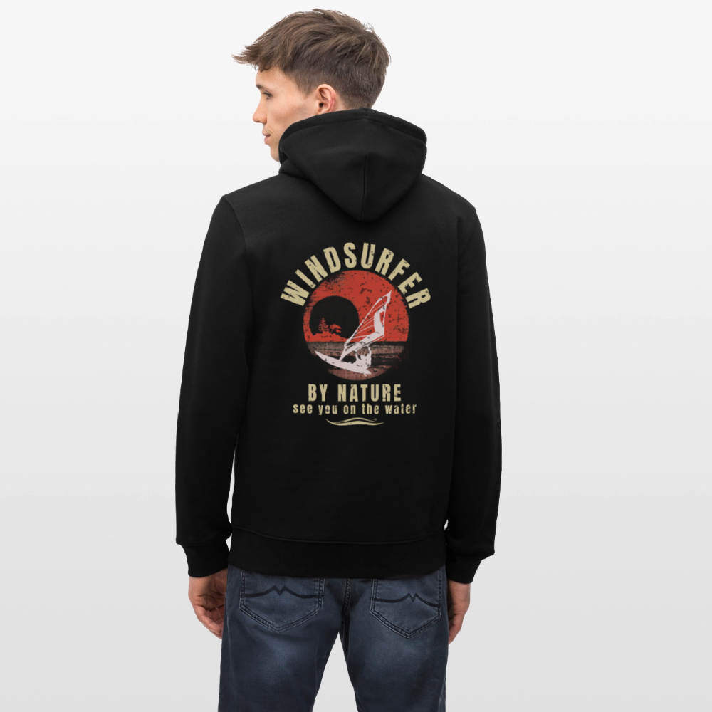Unisex Bio-Hoodie CRUISER -by nature- - Schwarz