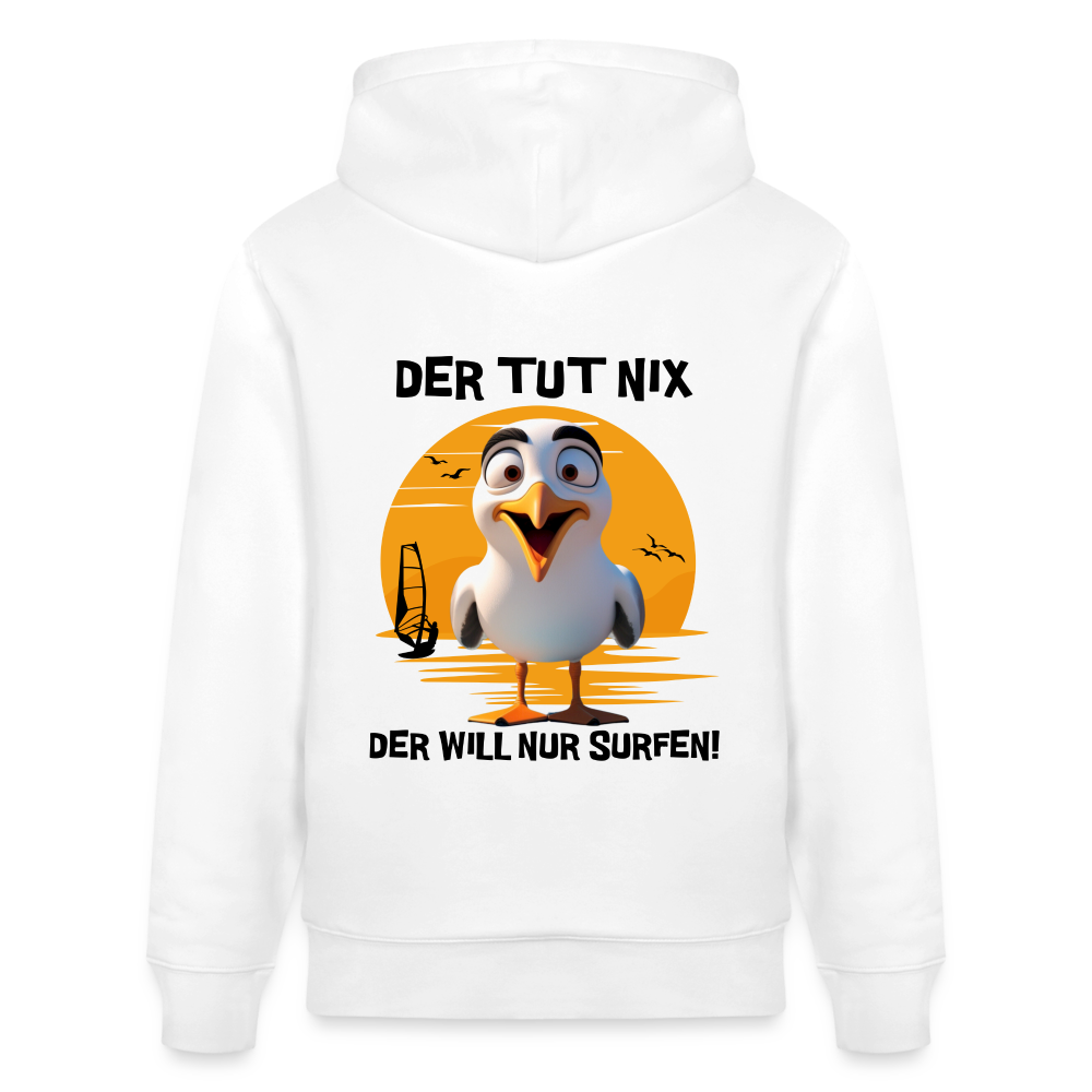 Unisex Bio-Hoodie CRUISER -der tut nix- - Weiß