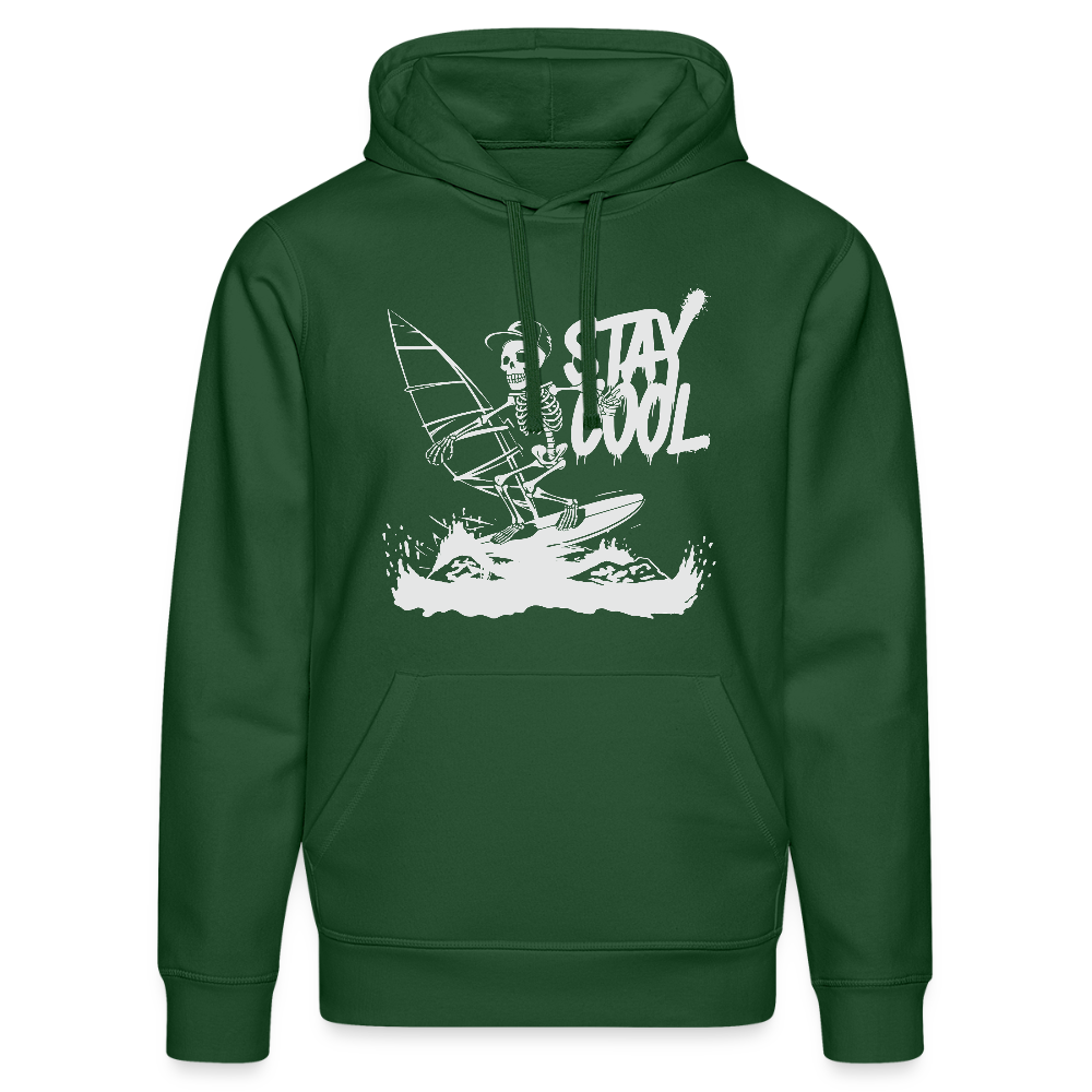 Unisex Bio-Hoodie DRUMMER -stay cool- - Flaschengrün