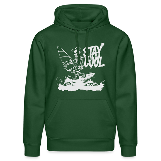 Unisex Bio-Hoodie DRUMMER -stay cool- - Flaschengrün