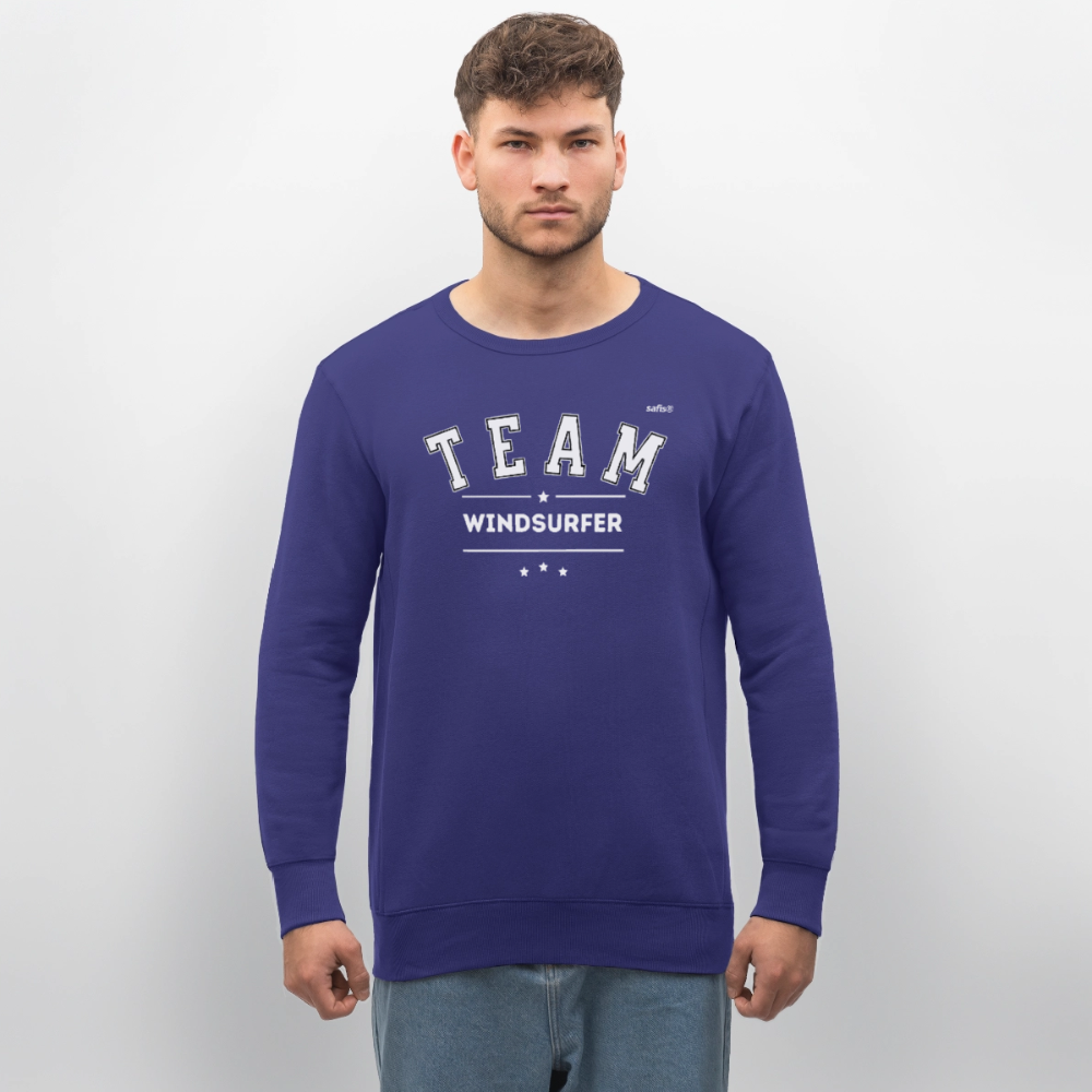Unisex Bio-Sweatshirt ROLLER -Team Windsurfer- - Dämmerung