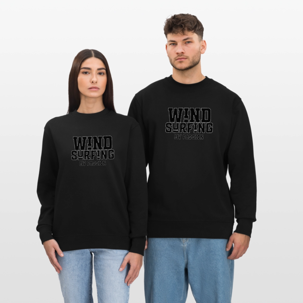 Männer Bio-Sweatshirt -my passion- - Schwarz