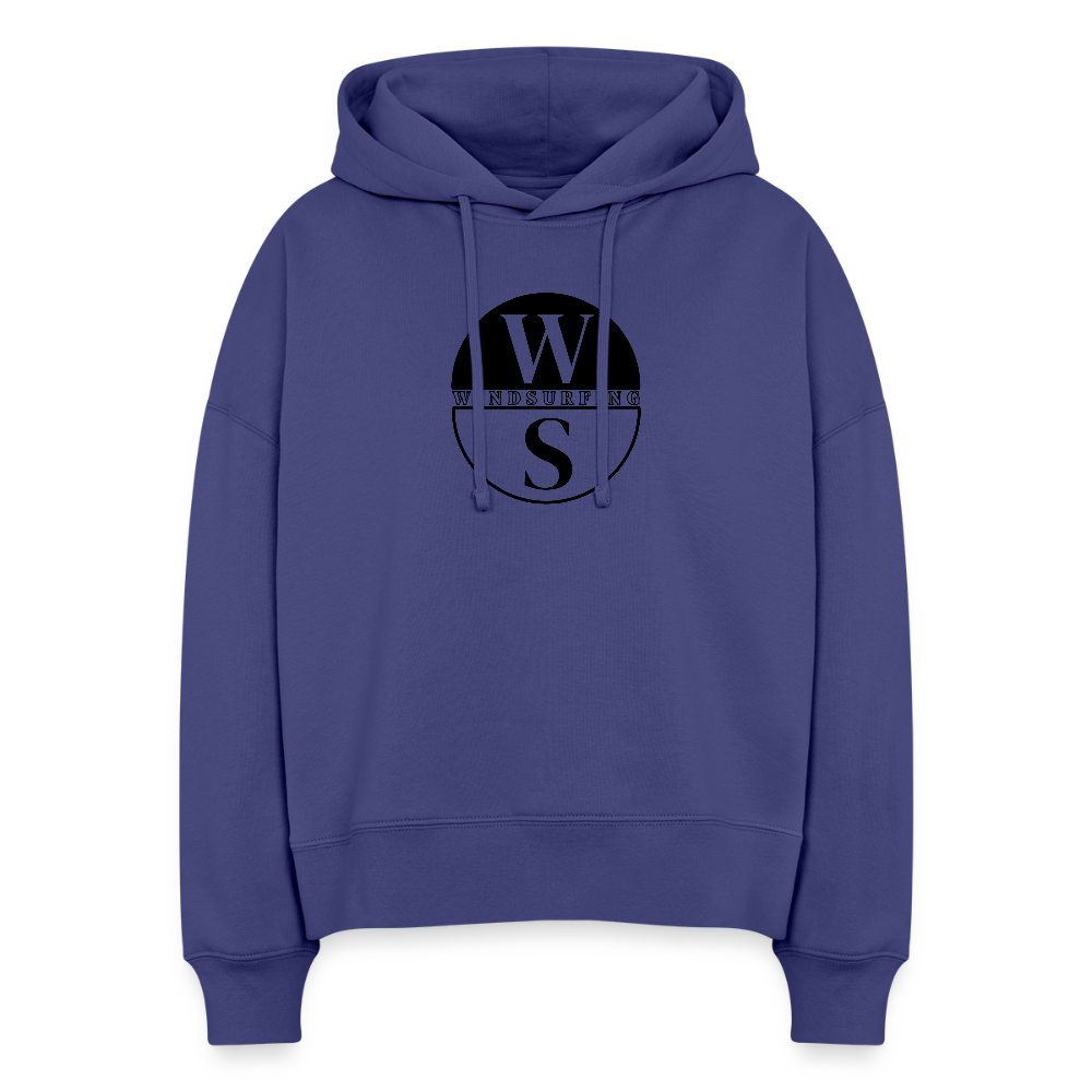 Boxy Frauen Bio Hoodie -ws- - Königsblau