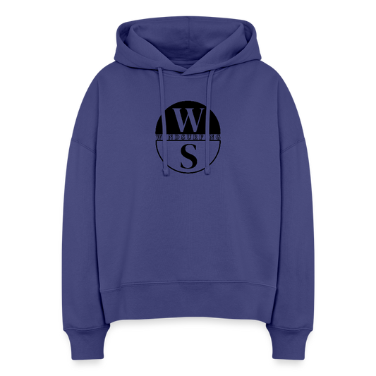 Boxy Frauen Bio Hoodie -ws- - Königsblau