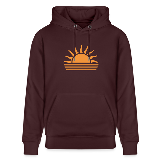 Unisex Bio-Hoodie CRUISER -sunset- - Maroon