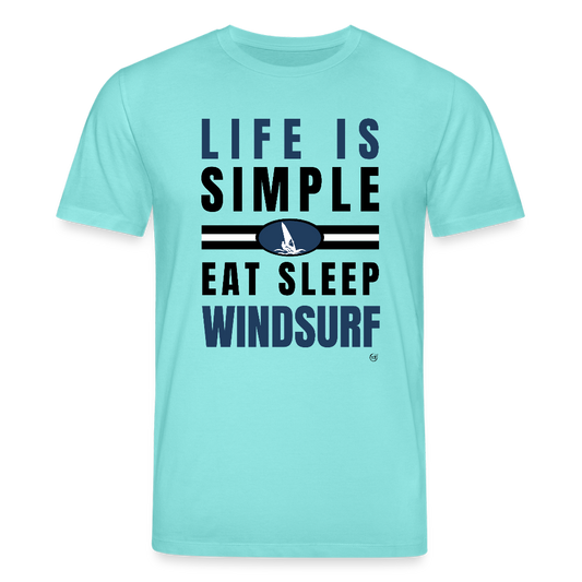 Windsurfen Kleidung - Unisex Bio-T-Shirt CREATOR - Poolblau