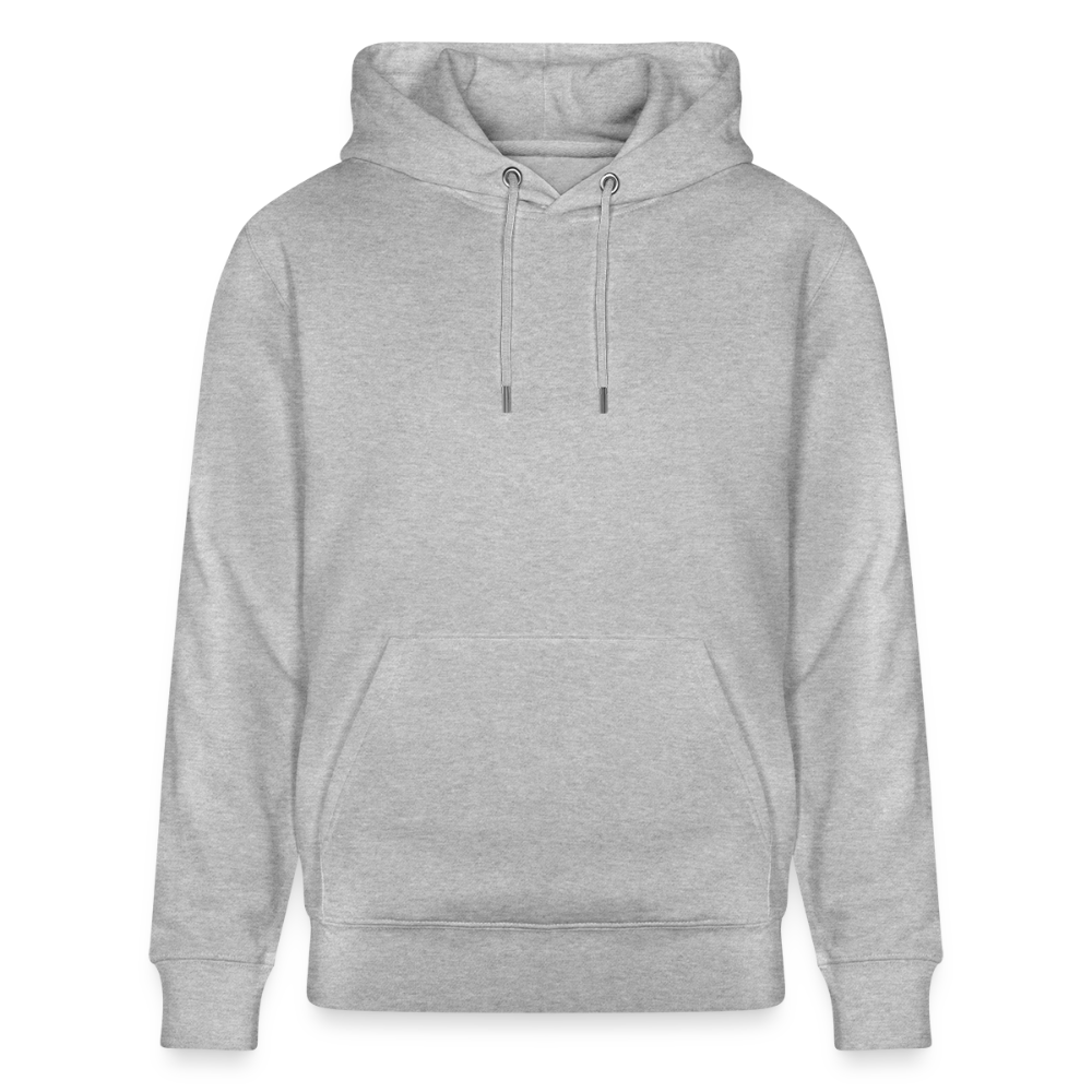 Unisex Bio-Hoodie -kurz überlegt- - Grau meliert