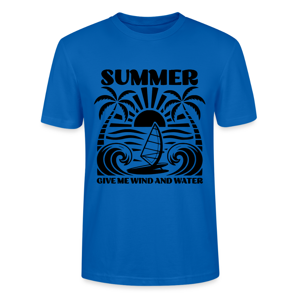 safi s T-Shirt CRAFTER -give me wind and water- - Pfauenblau