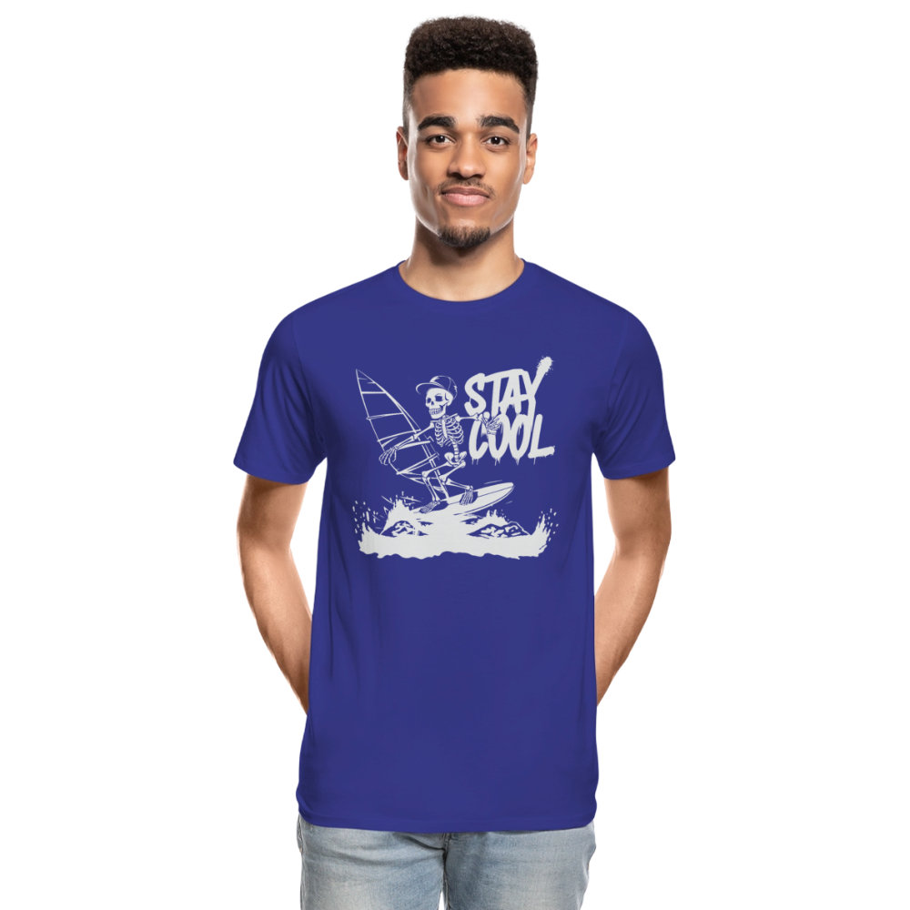 Männer Premium Bio T-Shirt -stay cool- - Königsblau