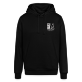 Unisex Bio-Hoodie -surf to be happy- - Schwarz