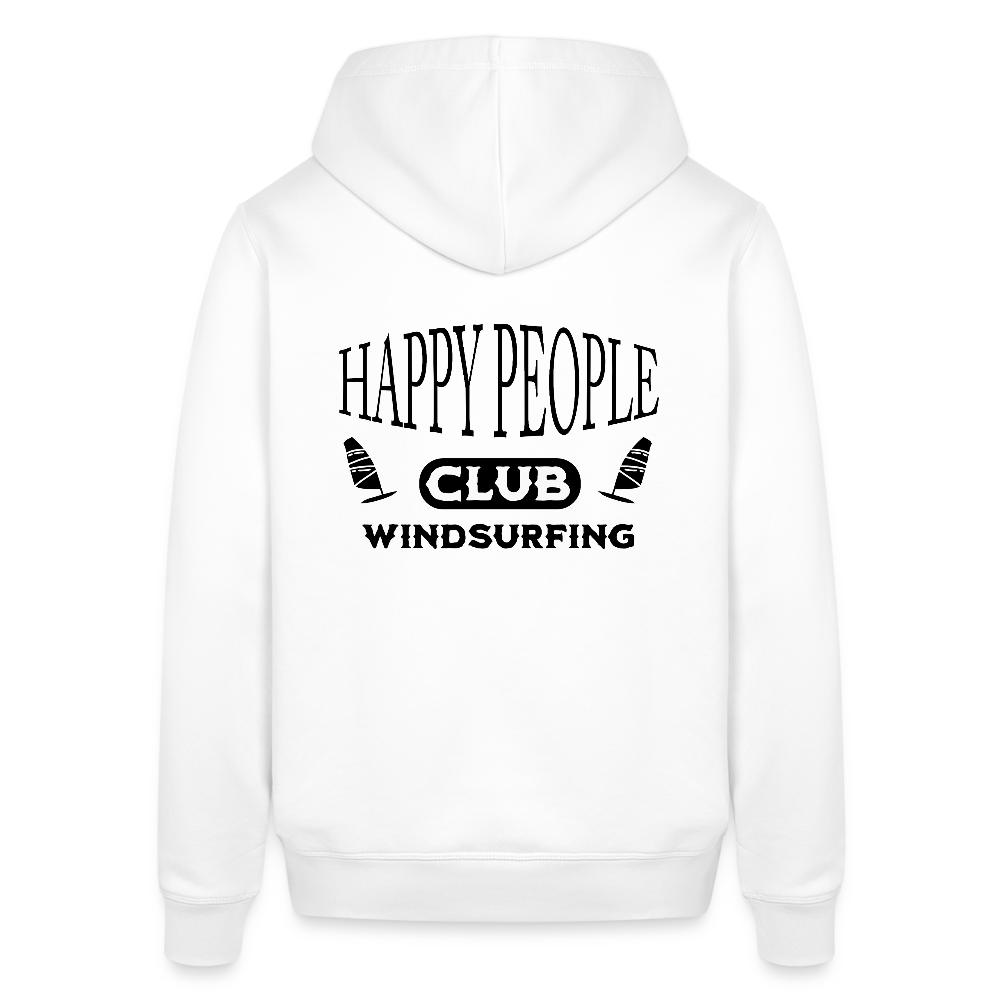 Unisex Bio-Hoodie -happy people- - Weiß