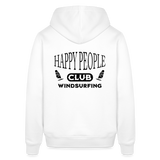 Unisex Bio-Hoodie -happy people- - Weiß