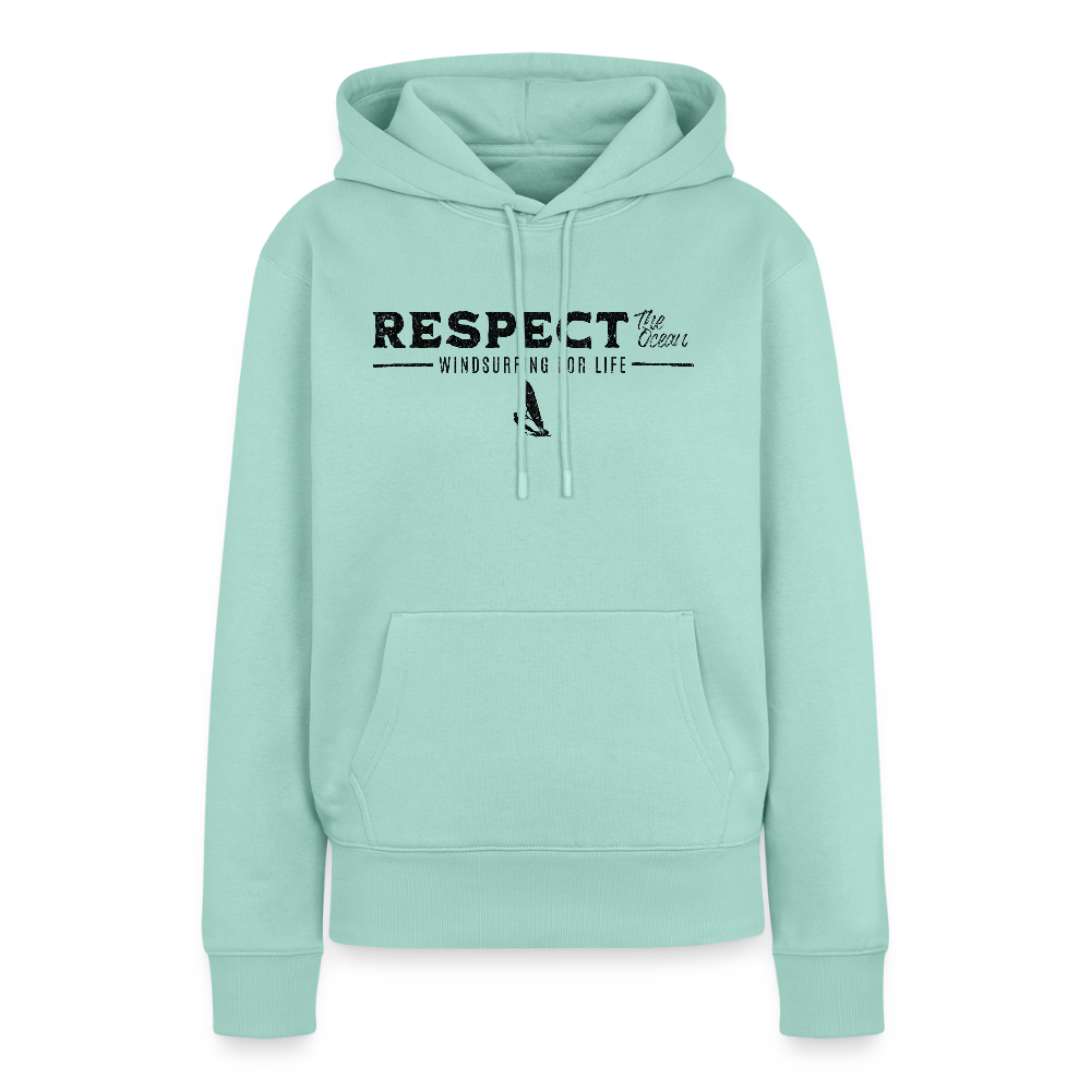 Frauen Premium Hoodie -respect- - Mint