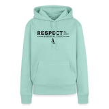 Frauen Premium Hoodie -respect- - Mint