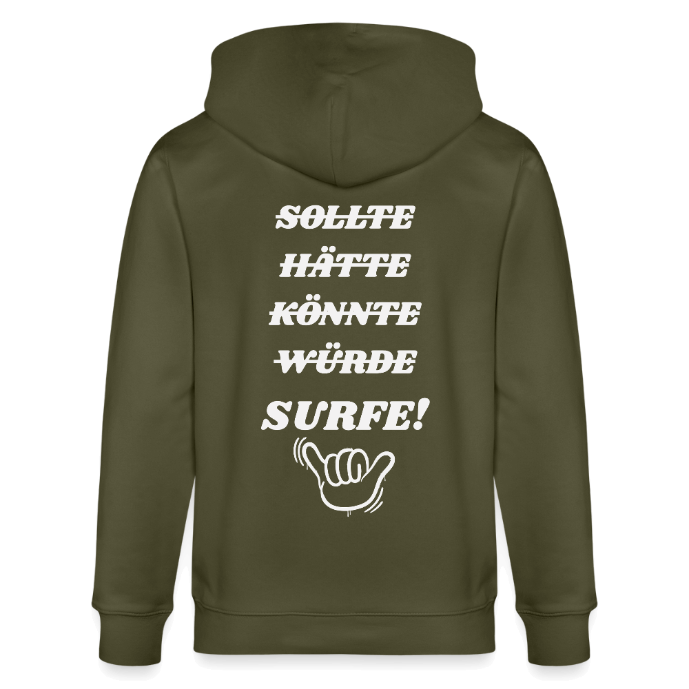 Unisex Bio-Kapuzenjacke CULTIVATOR surfe! für Windsurfer.