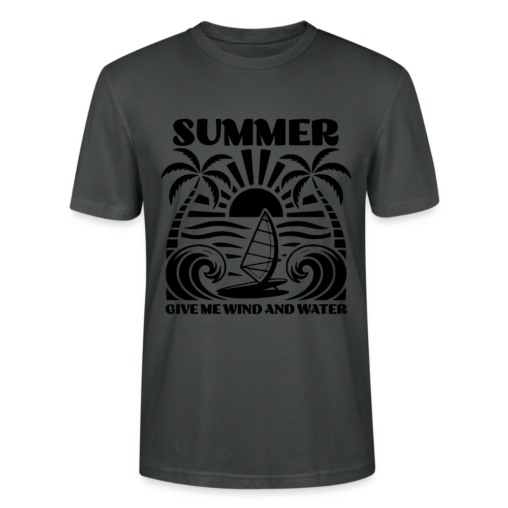safi s T-Shirt CRAFTER -give me wind and water- - Anthrazit