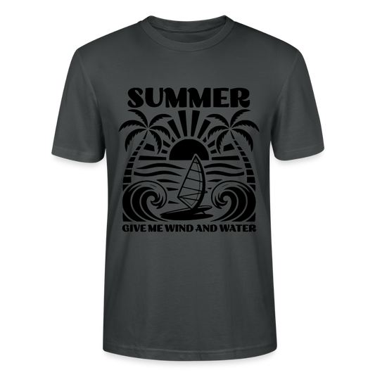 safi s T-Shirt CRAFTER -give me wind and water- - Anthrazit