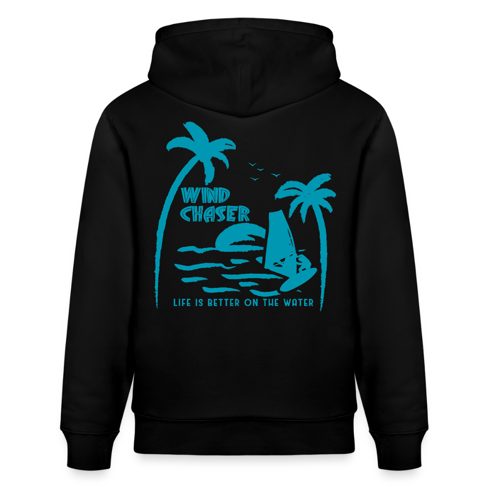 Unisex Bio-Hoodie CRUISER -wind chaser- - Schwarz