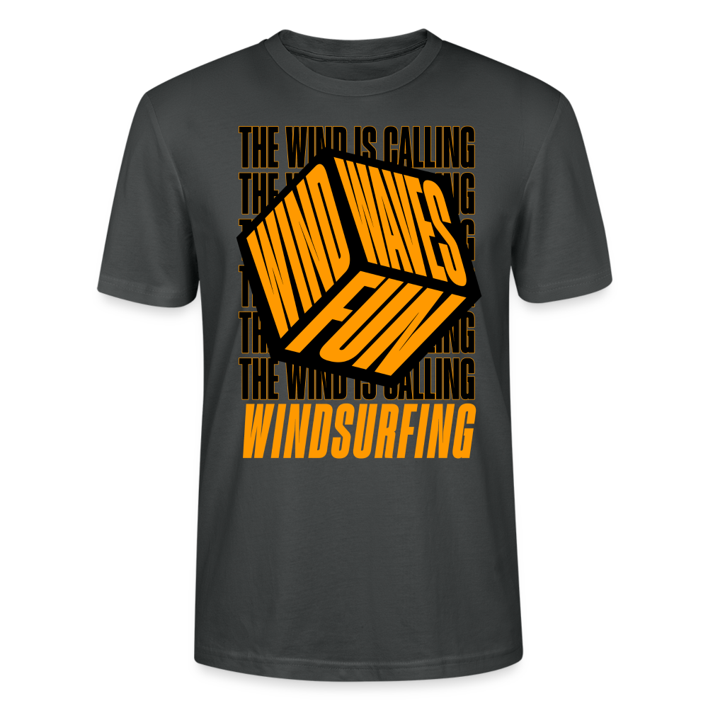 Unisex T-Shirt CRAFTER -wind waves fun- - Anthrazit