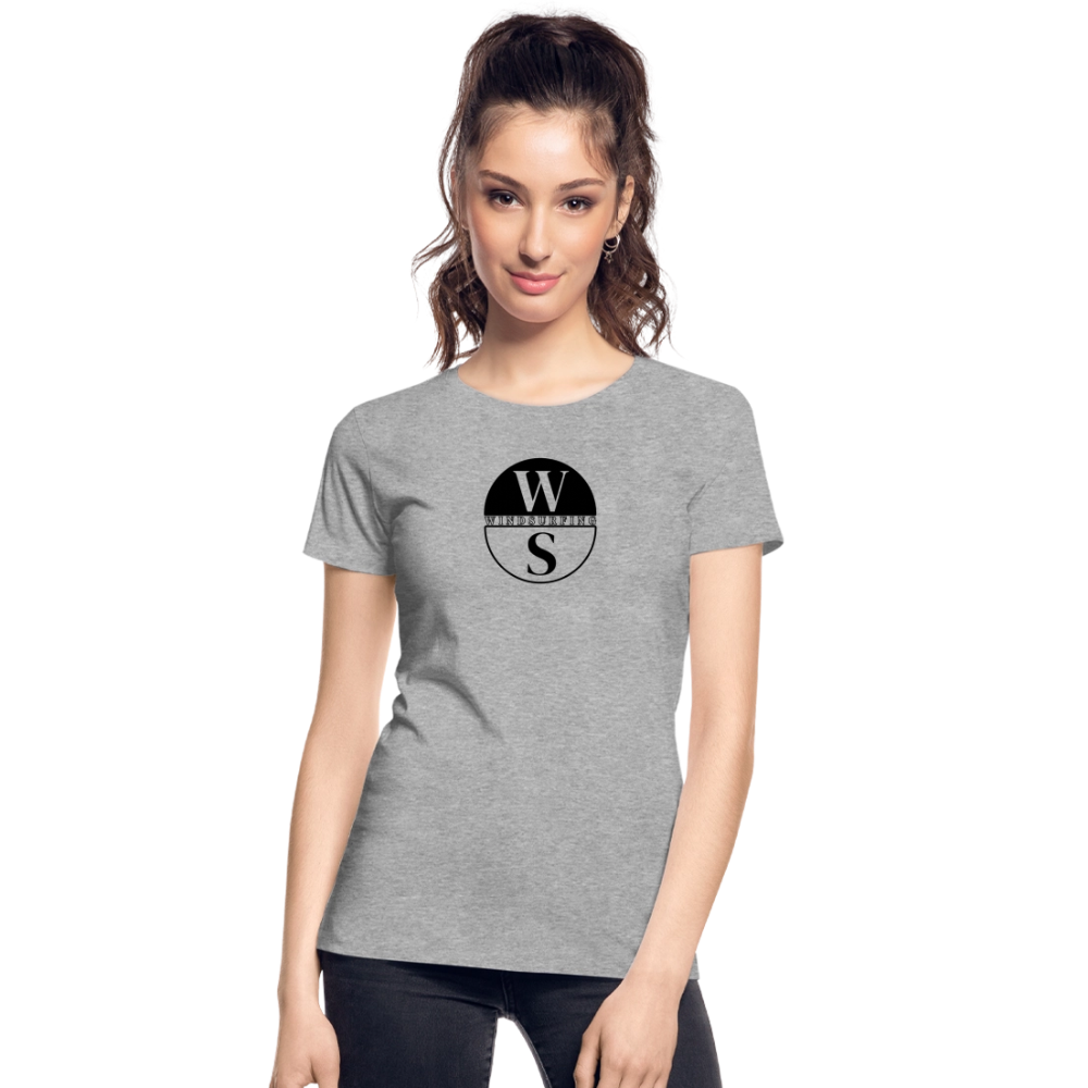Frauen Premium Bio T-Shirt -ws- - Grau meliert