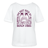 Windsurfer geschenk Bio-T-Shirt -beach vibes- - Weiß
