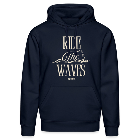 Unisex Bio-Hoodie DRUMMER -ride the waves- - French Navy