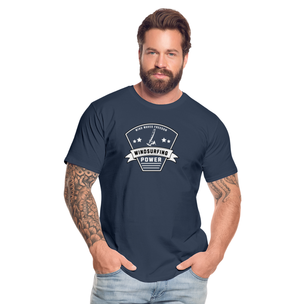 Männer Premium Bio T-Shirt -power- - Navy