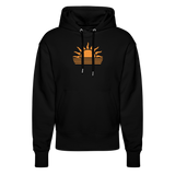 Unisex Relaxed Fit Bio-Hoodie -sunset- - Schwarz