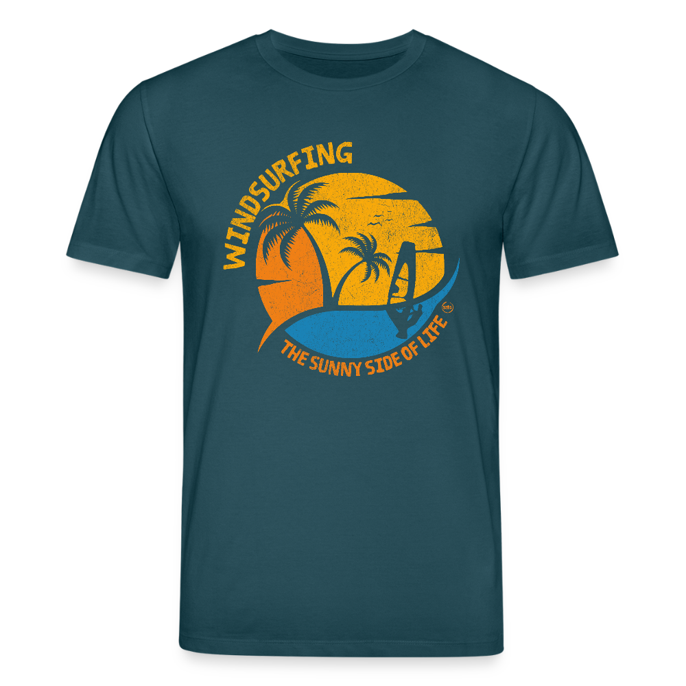 Unisex Bio-T-Shirt CREATOR -sunny side- - Dunkles Petrol