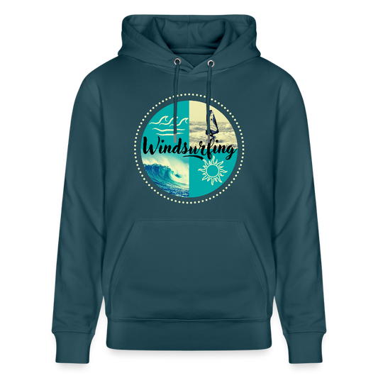 Unisex Bio-Hoodie CRUISER -ocean- - Dunkles Petrol