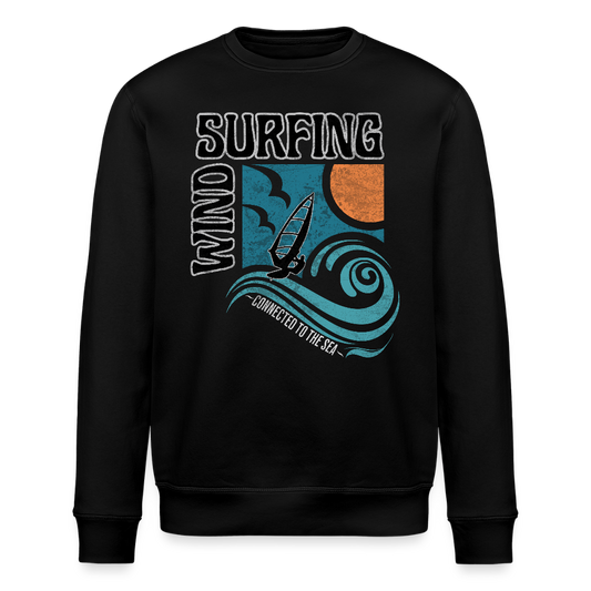 Unisex Bio-Sweatshirt -connected- - Schwarz