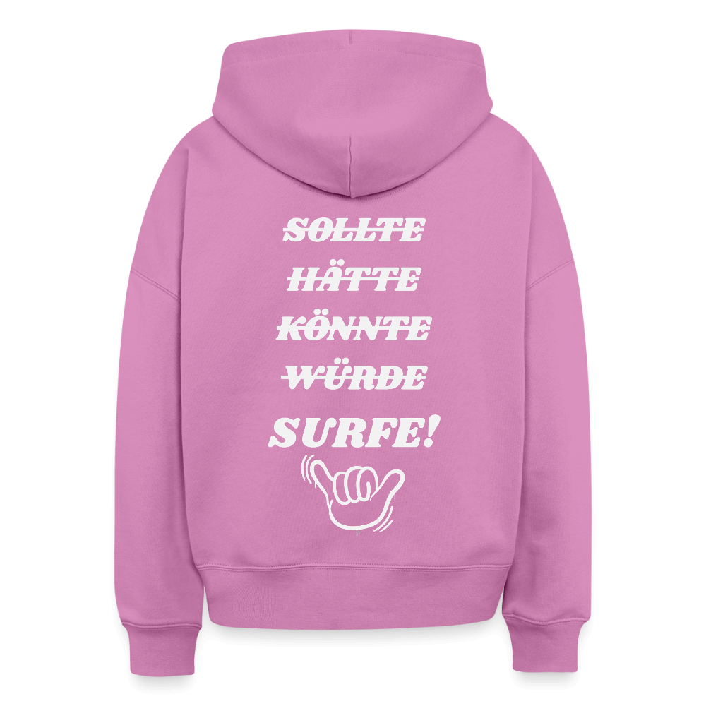 Damen Hoodie Terrakotta surfe! – Windsurf Fans lieben es.