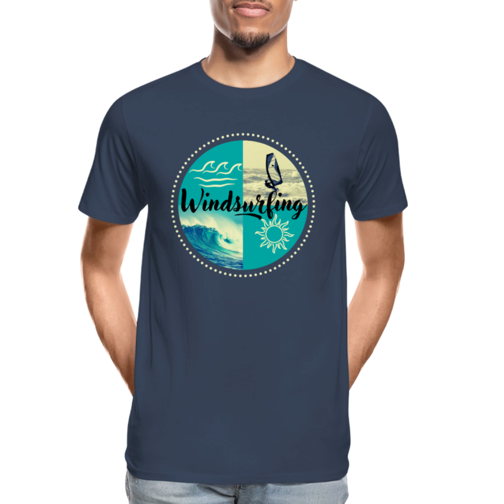 Männer Premium Bio T-Shirt -ocean- - Navy