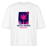 Frauen Boxy Bio-T-Shirt -endless summer- - Weiß