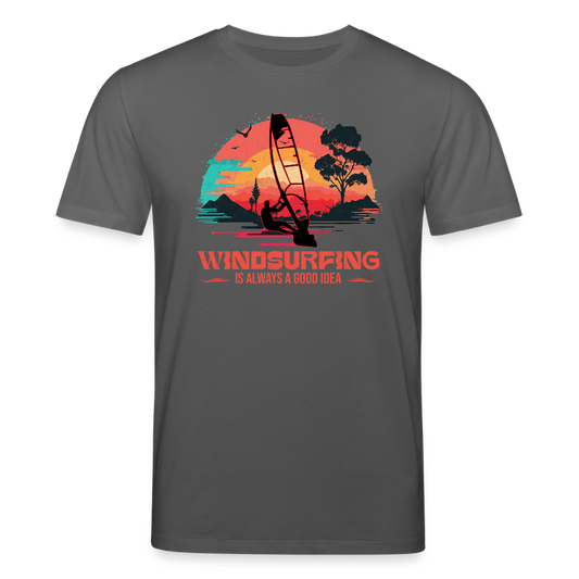 Männer Bio-T-Shirt -good idea- - Anthrazit