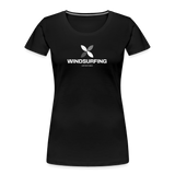 Frauen Premium Bio T-Shirt -adventure- - Schwarz