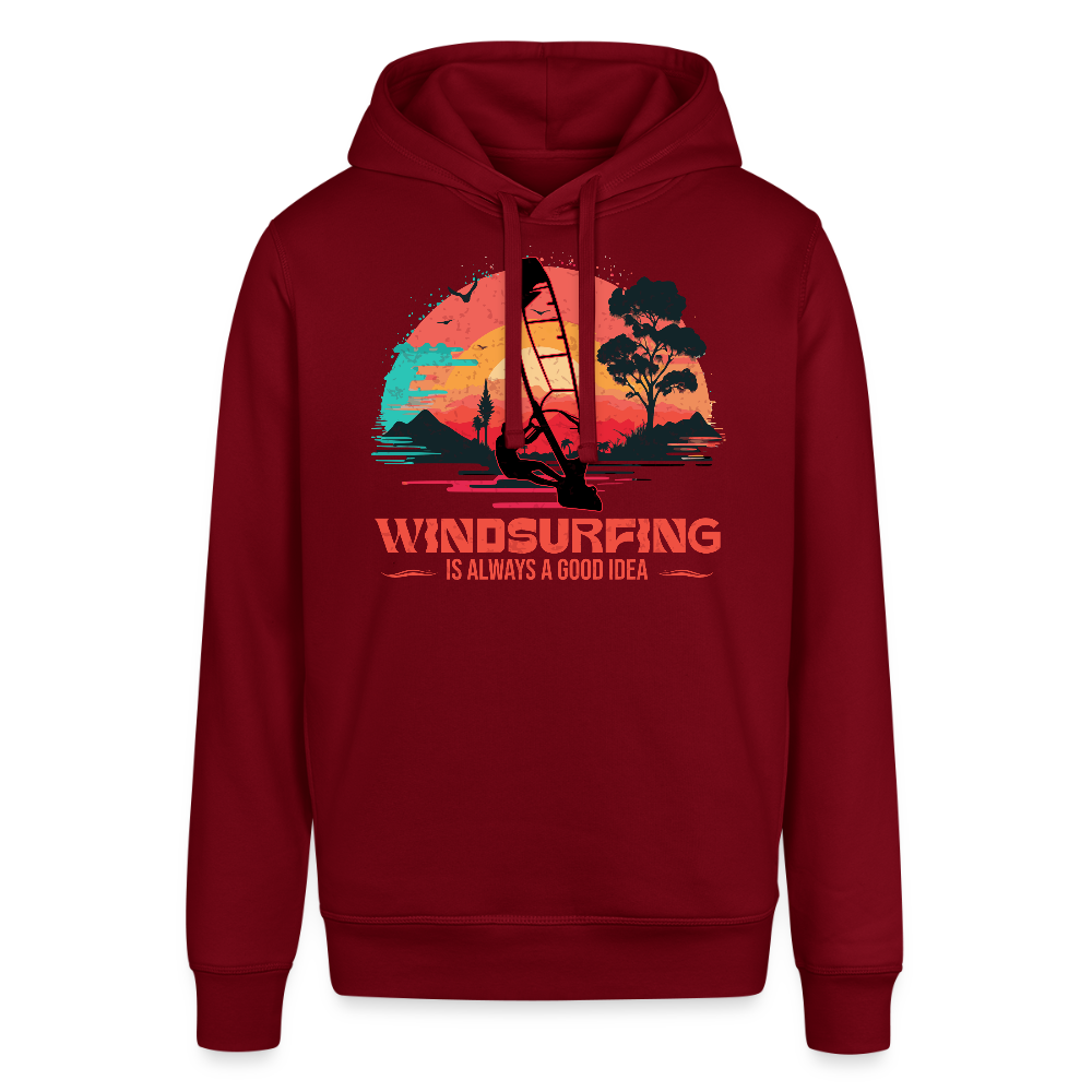 Unisex Bio-Hoodie -good idea- - Burgunderrot