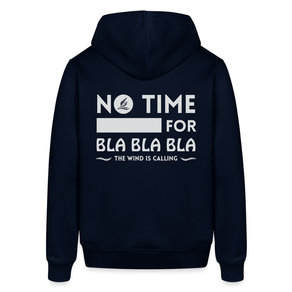 Unisex Bio-Hoodie -bla bla bla- - Navy