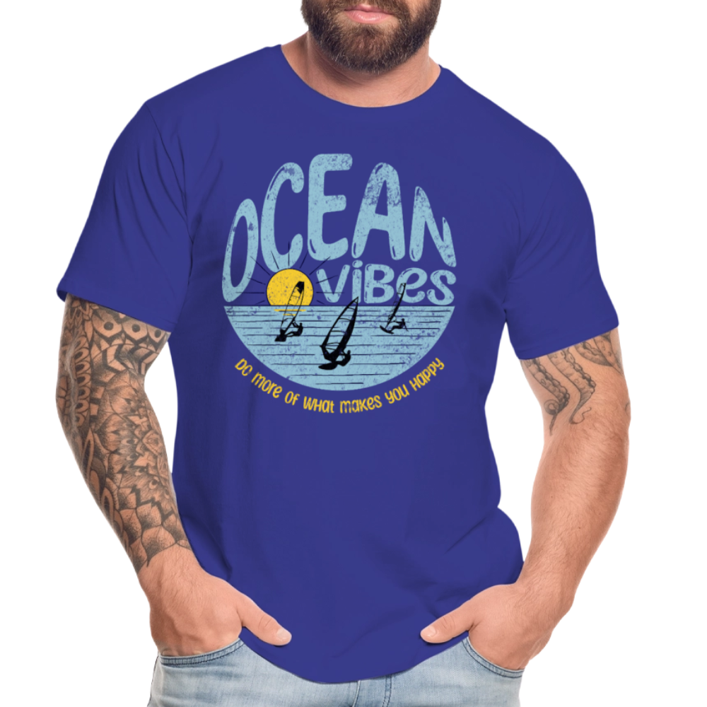 Männer Premium Bio T-Shirt -do more- - Königsblau